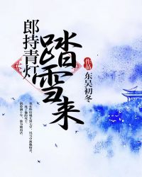 郎持青灯踏雪来